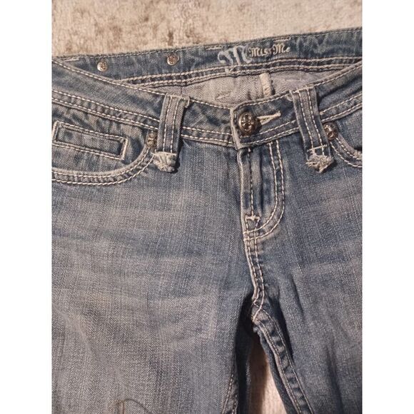 Miss Me Slim Light Wash Bootcut Denim Jeans 26 JP4368 - Picture 2 of 8